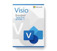 Microsoft Visio 2021 Standard license for 3 PCs