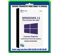Microsoft Windows 11 Pro Chiave prodotto Key 64 bit Licenza ESD
