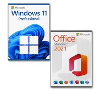 Microsoft Windows 11 Professional + Microsoft Office 2021 Standard license for 3 PCs