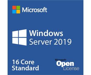 Microsoft Windows Server 2019 Standard 16 Core Licenza aperta a 16 core per Windows Server 2019 Standard, progettata per infrastrutture server