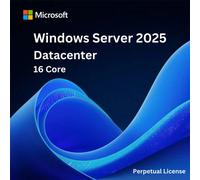 Microsoft Windows Server 2025 Datacenter 16 core La piattaforma server più potente di Microsoft: virtualizzazione illimitata, sicurezza avanzata e
