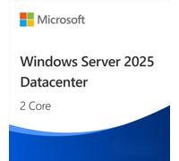Microsoft Windows Server 2025 Datacenter 2 Core Licenza Datacenter di Windows Server 2025 per 2 core, pensata per completare la licenza dei server con