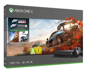 Microsoft Xbox One X 1TB + Forza Horizon 4 + Forza Motorsport 7 1Tb Wifi Nero - Nouvo