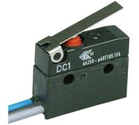 Microswitch Cherry DC1C-C3LB SPDT 6A 250V AC, Leva Corta, Fili, IP67