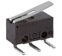 Microswitch Cherry DG13-B3LA SPDT 3A 125V AC; 2A, 30V DC, Leva, Sinistra PCB