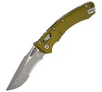 Microtech Amphibian® - RAM-LOK™ S/E Fluted OD Green Apocalyptic® Partial Serrate