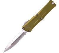 Microtech Combat Troodon® D/E Gen III OD Green Stonewash Partial Serrated 1142-11OD