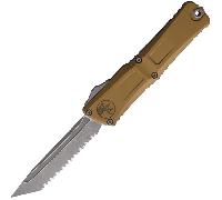 Microtech COMBAT TROODON GEN III T/E APOCALYPTIC FULL SERRATE TAN 1144-12APTA