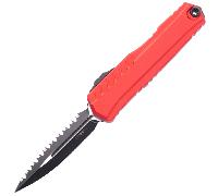 Microtech CYPHER II D/E NERO FULL SERRATE ROSSO 1242-3RD