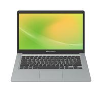 MICROTECH eBook Lite EBL14C PC Portatile, Windows 11 Home, Intel Celeron N4020, RAM 4 GB, eMMC 240 GB, Intel UHD 600, Display 14.1" FHD IPS, Wifi, USB, Copritastiera Multilingua Inclusa, Grigio