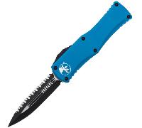 MICROTECH HERA D/E Nero Full Serrated Blu 702-3BL