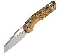 Microtech MSI S/E STONEWASH STANDARD FRAG ALUMINUM TAN 210-10FRTA
