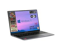 MICROTECH Notebook cpu RYZEN 5 3450 4 core con Radeon Vega 8, SSD 256 Gb, Display 15,6" Full Hd, 8 Gb DDR4, WI-FI 6, Win 11 Pro, libre office, tastiera retroilluminata, pronto all'uso gar. Italia