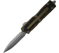 Microtech SCARAB II GEN III D/E APOCALYPTIC FULL SERRATE OD GREEN 1280-12APOD