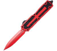 Microtech SCARAB II GEN III D/E STANDARD CERAKOTE RED BLACK HARDWARE 1280-1RD-C5Z4