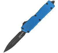 Microtech SCARAB II GEN III EXECUTIVE D/E BLACK STANDARD BLUE 1175-1BL
