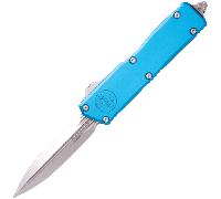 Microtech SCARAB II GEN III EXECUTIVE D/E STONEWASH STANDARD BLUE 1175-10BL