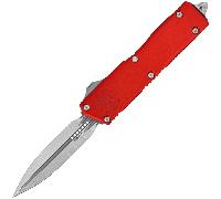 Microtech SCARAB II GEN III EXECUTIVE D/E STONEWASH STANDARD RED 1175-10RD