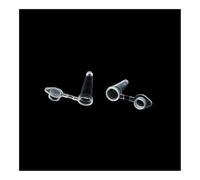 Microtubi PCR Tube 0,1 ml Provetta da centrifuga da laboratorio Provetta da centrifuga trasparente con coperchio 100 ul 1000/PK