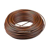 Microtubo Flessibile 4 Mm Bobina 50 metri. Tubo di colore marron