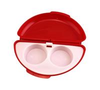 Microwave Egg Cooker - Two Cavity Omelette Poacher | Quick Cooking Breakfast Mold, Poached Egg Maker Cooking Tool for Kitchen Home Dorm Room RV Camper