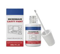 Microwave Interior Cavity Paint, 30ml Appliance Repair Touchup Paint, High Gloss Microwave Coating, Heat Resistant Finish Home Kitchen Apartment Restaurant Dormitory Indoor