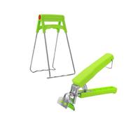 Microwave Oven Clip In The Kitchen Stainless Steel Dish (2pcs, green)