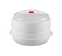 Microwave Oven Steamer for Vegetables,Baby Microwave Oven Steamer for Vegetables,Instant Pot Steamers Basket with Lid for Food Cooking (B)