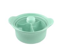 Microwave Oven Steamer Silicone with Compartment Cooker