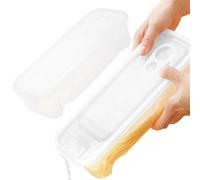 Microwave Pasta Cooker - 2 pezzi Safe Food Containers,Microonde Spaghetti Cooker With Strainer - 11,42 x 4,33 x 2,76 InchesKitchen Cooking Storage Egg Fruit Vegetable Noodle Fridge Restaurant