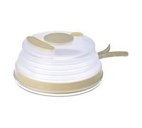 Microwave Plate Cover Splash-Proof Kitchen Gadget, Vented Folding Plate Lid for Meal Prep, Soup, Sauces, Vegetables, Fruits, Milk, Leftovers, Melting Butter, Home, Office