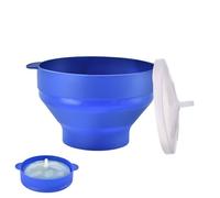 Microwave Popcorn - in silicone resistente, pratica maker, design sicuro | Built-in Measuring Convenient Bowl With Lid For Kitchen Restaurant Home Snack Movie Time Family Fun