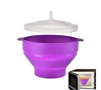 Microwave Popcorn - Space-Saving Design, Heat-Resistant Burn Protection Shield, 90g Lightweight Stable Mass, Integrated Lid Safety Seal, Professional Grade Snack Preparation Token