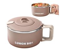 Microwave Ramen Bowl - Fornello portatile in stile tazza, multiuso, vaso termico durevole con leggero cinturino in silicone e beccuccio per spaghetti istantanei, farina d'avena
