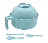 Microwave Ramen Cooker, Ramen Noodle Bowl, Chopsticks Spoon Set, Dishwasher-Safe Pasta Cooker, Instant Cooking Ramen Bowl, College Dorm Room Kitchenware, Quick Meal Cooker For Kitchen