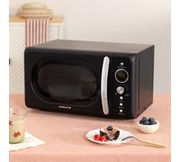 MICROWAVE RETRO - Forno A Microonde 20 L Con Grill Digitale 900 W Nero