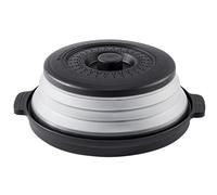 Microwave Splash Guard - Foldable Microwave Plate And Oven Cover With Bottom - Multifunzione Foldable Steaming Tray And Splash Guard, Oven Safe For Home