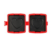 Microwave Toaster Pan - Silicone Iron Cooker 16x14x3cm, Compact Lightweight Tray | Sandwich Maker For Traveling Dorm Apartment Home Kitchen Restaurant Women Men Teens Adults Practical Easy Cleaning Ve