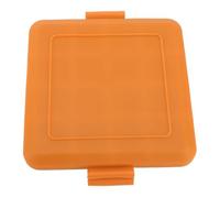 Microwave Toastie Sandwich Maker, Quick Easy To Use Non Stick Panini Press For Breakfast Grilled Cheese Snacks Dishwasher Safe Cordless Silicone Metal 520g 170x145x35mm (Orange)