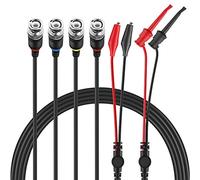 Micsoa BNC test lead set, BNC a morsetti a coccodrillo, BNC a mini clip di prova, BNC a BNC cavo oscilloscopio sonde 3 confezione