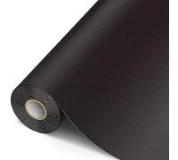 MICTER Grande Pelle Adesiva per Riparazioni, 40x300cm Patch Pelle Adesiva, Toppe per Riparazione Autoadesive per Riparazione per Divano, Sedile Auto, Mobili, Borsa in Pelle, Tappezzeria(Caffè)