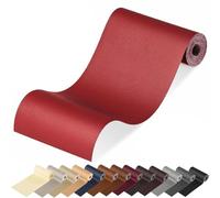 MICTER Grande Pelle Adesiva per Riparazioni, 40x300cm Patch Pelle Adesiva, Toppe per Riparazione Autoadesive per Riparazione per Divano, Sedile Auto, Mobili, Borsa in Pelle, Tappezzeria(Rosso)