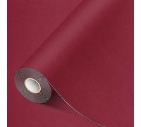 MICTER PU Pelle Adesiva per Riparazioni, 30x200cm Patch di Riparazione in Pelle, Toppe per Riparazione Autoadesive per Riparazione per Divano, Sedile Auto, Mobili, Tappezzeria (Rosso Vino)