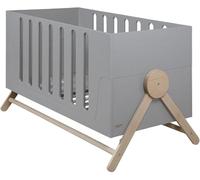 Micuna Lettino Culla Neonato in Legno Evolutivo Trasformabile in Letto Bambino colore Grigio - Swing