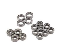 Micvtve Kit Cuscinetto a Sfera 16 Pezzi per TT02 -02 TT02D -02D 1/10 TeleComandato Accessori Parti di Aggiornamento Auto