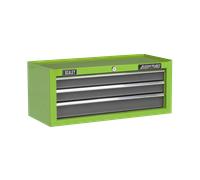 Mid-Box 3 Cassetto Con Ball-Bearing Guide - Verde/Grigio - Sealey AP22309BBHV