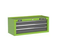 Mid-Box 3 Cassetto Con Ball-Bearing Guide - Verde/Grigio - Sealey AP22309BBHV