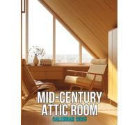 Mid-Century Attic Room 2025: Step Back in Time with the 2025 Mid-Century Attic Room Calendar Featuring Vintage Charm Perfect for Planning and Organizing Your Year with a Large Size Ideal Gifts