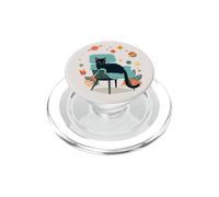 Mid Century Cat Atomic Modern Space Feline PopSockets PopGrip per MagSafe