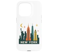Mid Century Modern Cat Saxophone Retro Futuristic Custodia per iPhone 15 Pro
